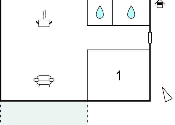 1 Bedroom Lovely In 플로체